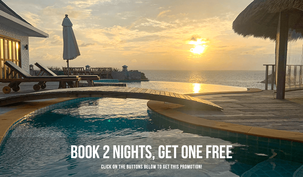 BOOK 2 NIGHTS, GET ONE FREE PROMOTION